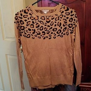 Merona Cheetah Sweater